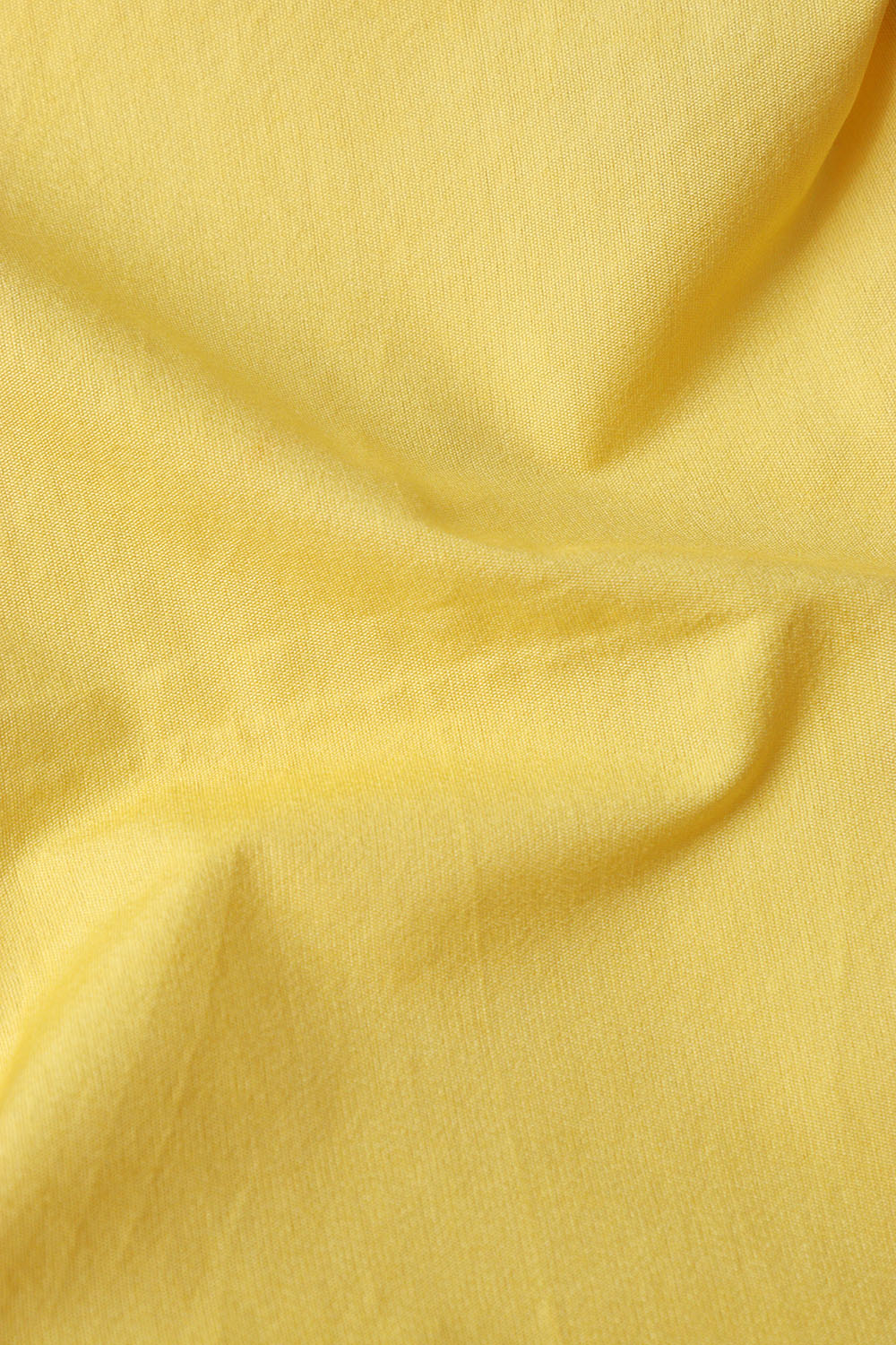 Yellow Banarasi Cotton Three Piece Unstitched Flower Design Suit Set - Luxurion World