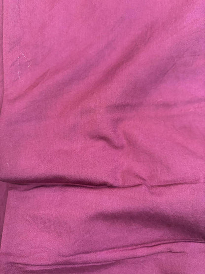 Stunning Purple Banarasi Cotton Three Piece Unstitched Suit Sona Roopa Flower Design Set - Luxurion World