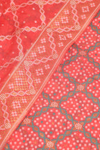 Pink Banarasi Cotton Silk Three Piece Unstitched Suit Set - Luxurion World