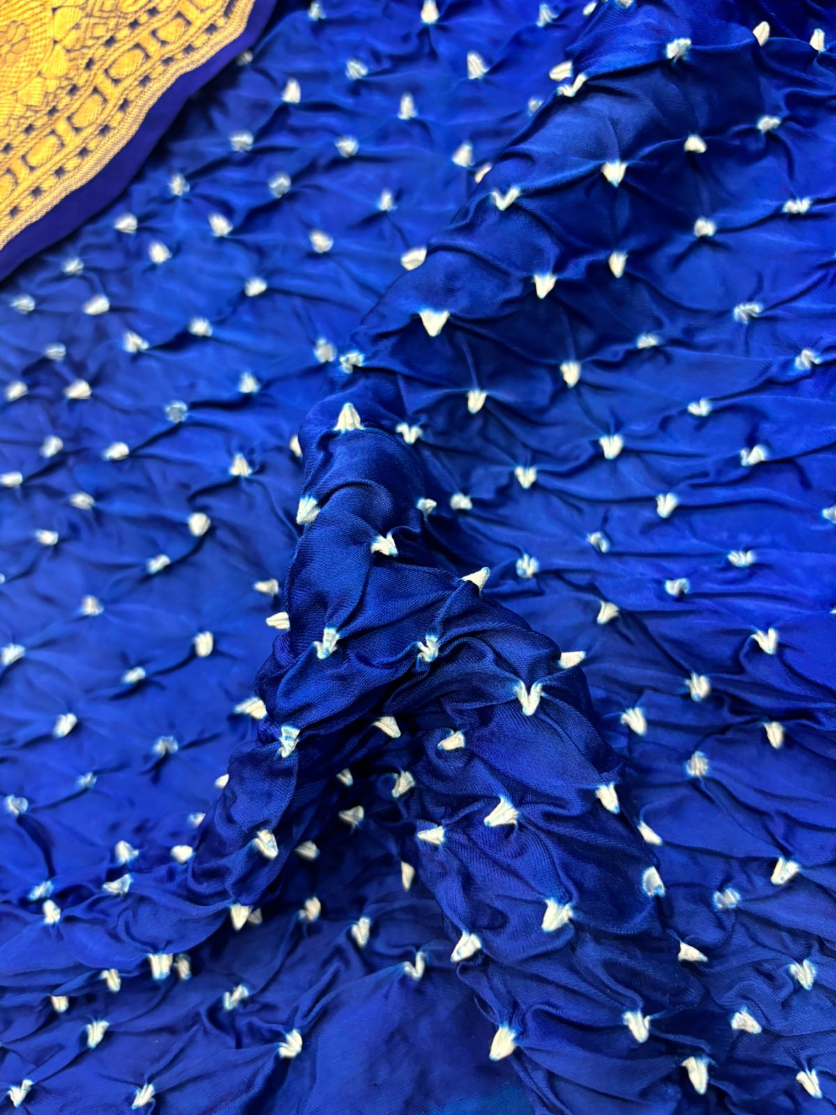 Blue Bandhani Modal Silk Suit With Bandhani Pure Georgette Dupatta - Luxurion World