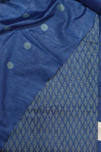 Stylish Blue Bhagalpur Cotton Silk Suit Set - Unstitched 3-Piece - Luxurion World