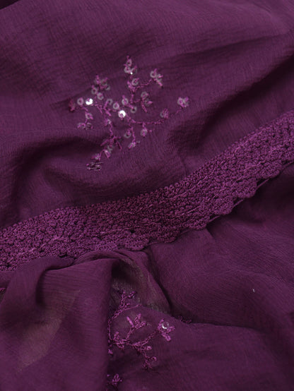 Pink Tie-Dye Suit & Purple Georgette Dupatta: A Chic Trendsetter - Luxurion World