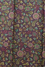 Elegant Purple Kalamkari Digital Printed Tussar Silk Suit With Banarasi Tissue Dupatta - Luxurion World