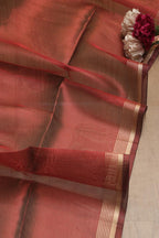 Elegant Grey Patola Design Tussar Silk Suit With Maroon Banarasi Tissue Dupatta - Luxurion World