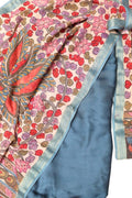 Blue Modal Silk Suit With Pastel with Multicolor Hand Painted Kalamkari Silk Dupatta - Luxurion World