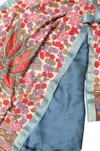Blue Modal Silk Suit With Pastel with Multicolor Hand Painted Kalamkari Silk Dupatta - Luxurion World