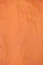 Orange Banarasi Silk Suit With Green Kantha Hand Embroidered Pure Silk Dupatta - Luxurion World