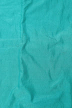 Pastel Banarasi Plain Silk Suit With Kantha Hand Embroidered Pure Silk Dupatta - Luxurion World