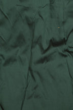 Green Plain Silk Suit With Kalamkari Hand Painted Silk Dupatta - Luxurion World