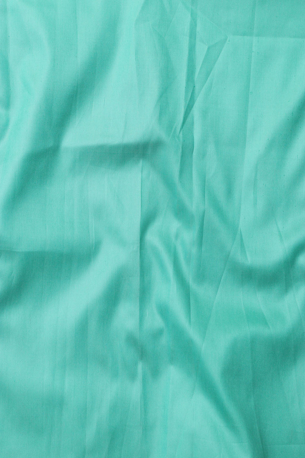Sea Green Plain Silk Suit With Blue Hand Embroidered Bangalore Silk Dupatta - Luxurion World
