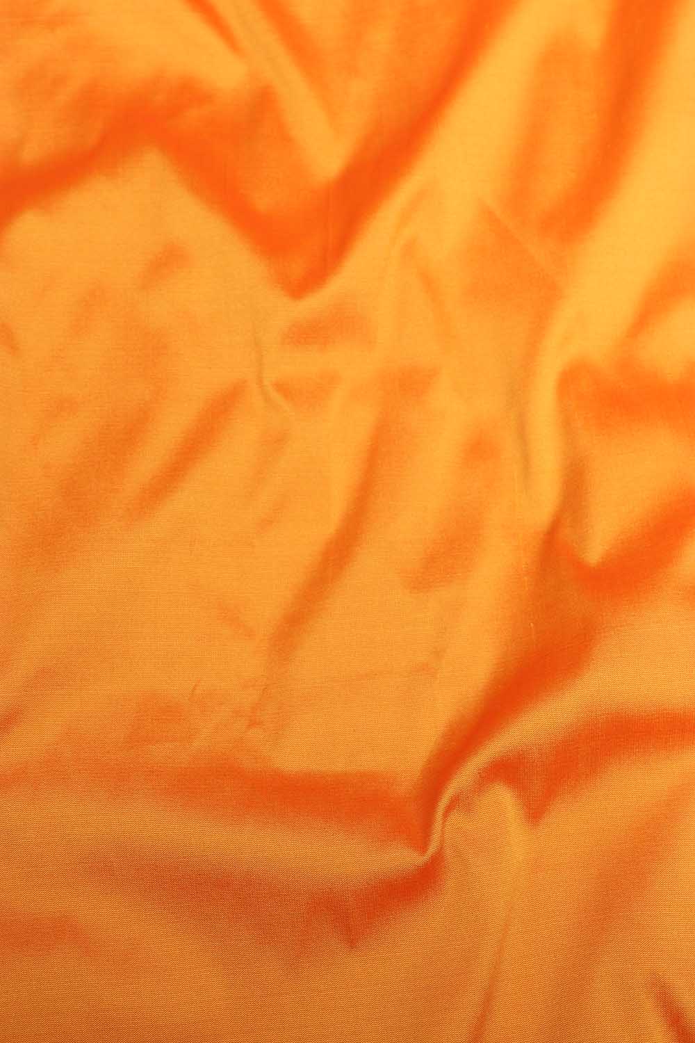 Yellow Plain Silk Suit With Red Banarasi Bandhani Pure Georgette Dupatta - Luxurion World