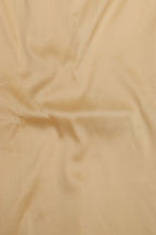 Cream Plain Silk Suit With Hand Embroidered Kantha Pure Bangalore Silk Dupatta - Luxurion World