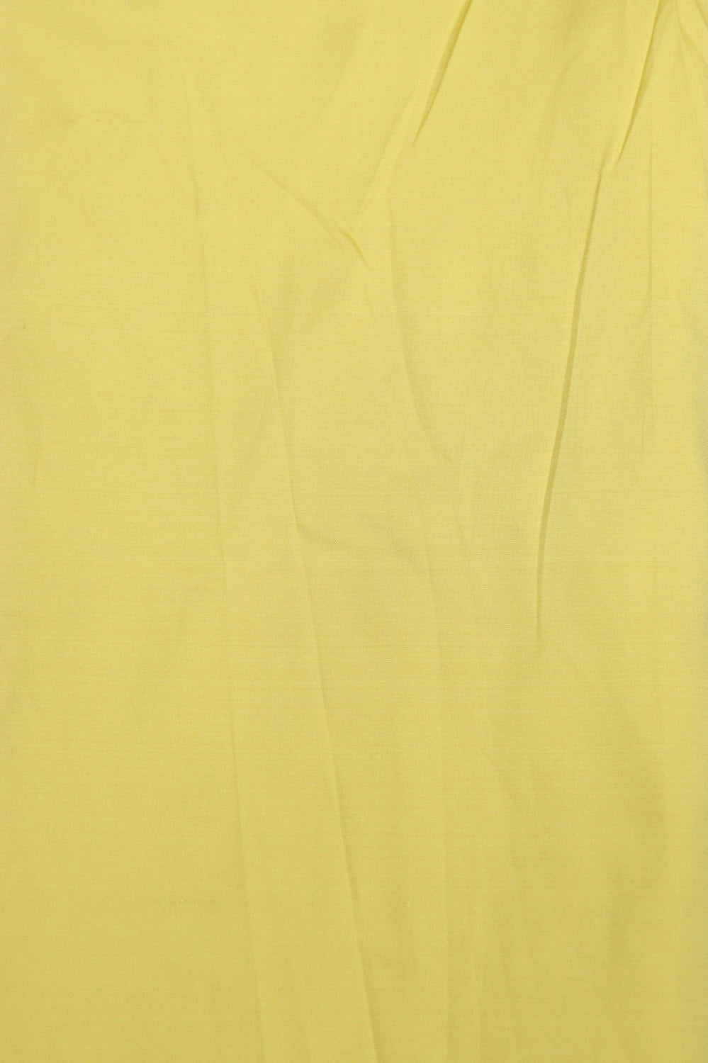 Yellow Plain Silk Suit With Hand Embroidered Kantha Pure Bangalore Silk Dupatta - Luxurion World