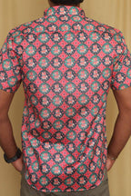 Vibrant Patola Design Tussar Silk Shirt - Luxurion World