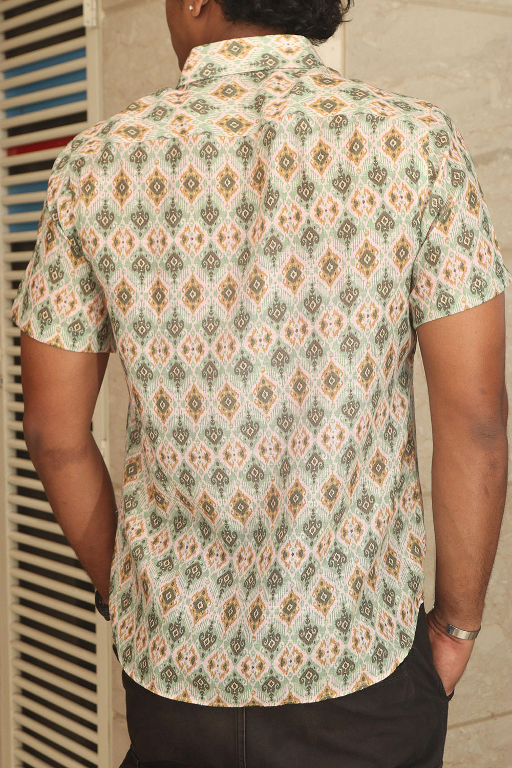 Multicolor Cotton Linen Digital Printed Shirt - Luxurion World