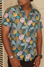 Multicolor Cotton Linen Digital Printed Shirt - Luxurion World