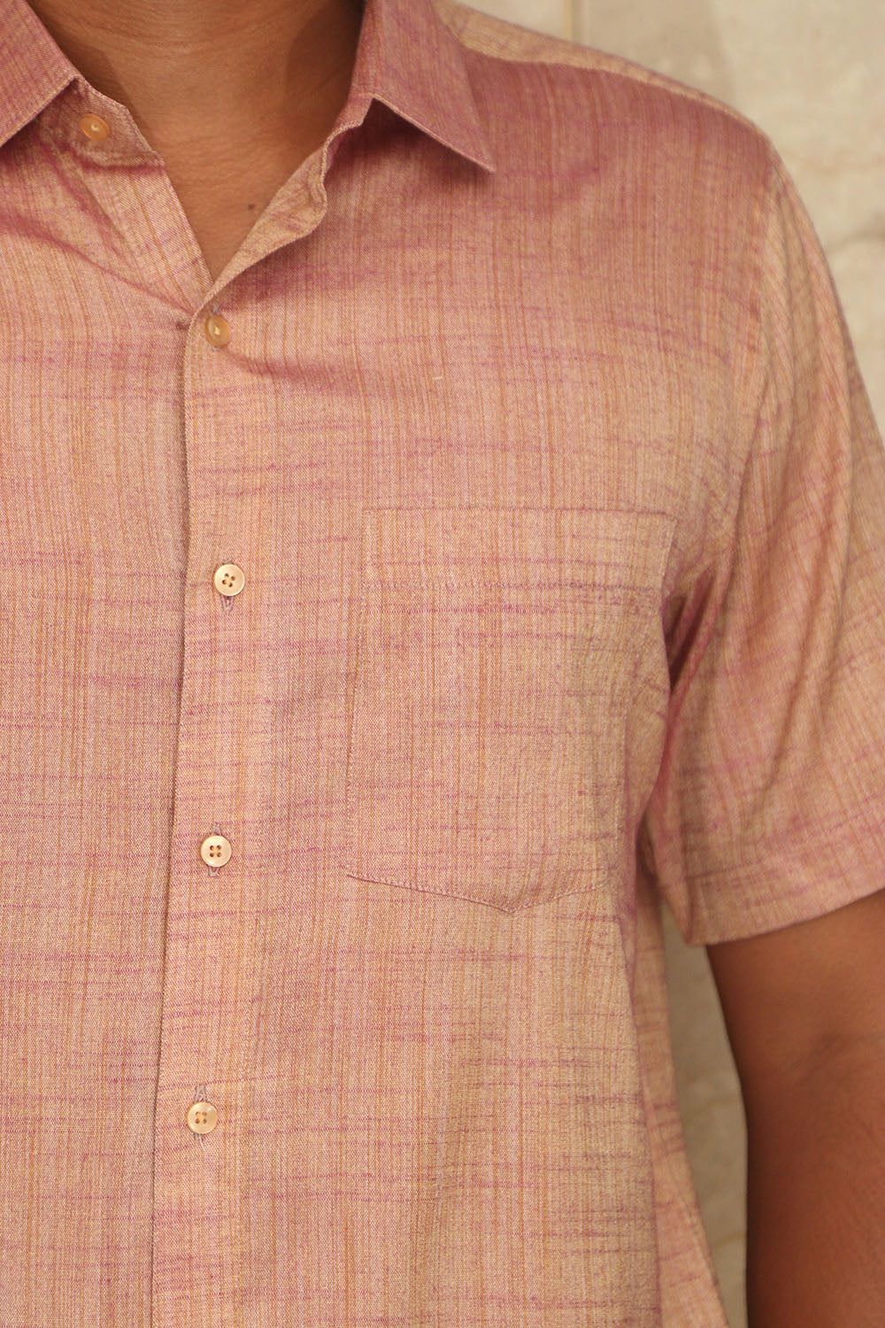 Purple Plain Pure Linen Silk Shirt - Exquisite Elegance - Luxurion World