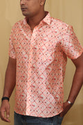 Stylish Pink Patola Tussar Silk Shirt - Luxurion World