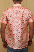 Stylish Pink Patola Tussar Silk Shirt - Luxurion World