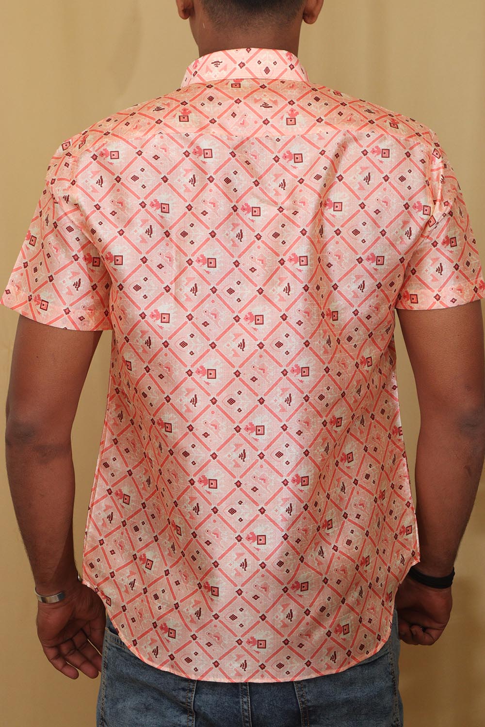 Stylish Pink Patola Tussar Silk Shirt - Luxurion World