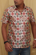 Vibrant Patola Silk Shirt with Digital Print - Luxurion World