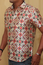 Vibrant Patola Silk Shirt with Digital Print - Luxurion World
