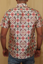 Vibrant Patola Silk Shirt with Digital Print - Luxurion World