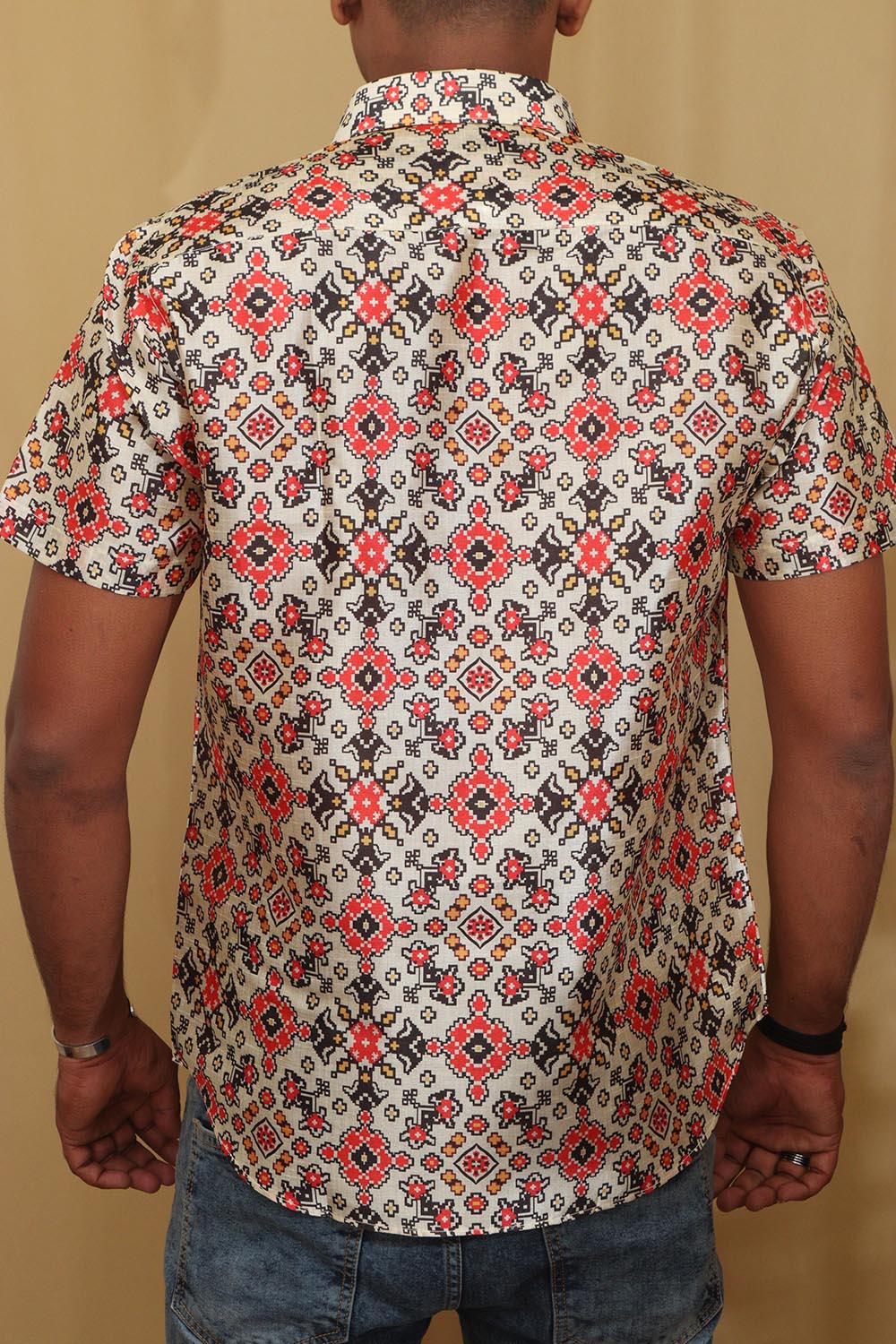 Vibrant Patola Silk Shirt with Digital Print - Luxurion World
