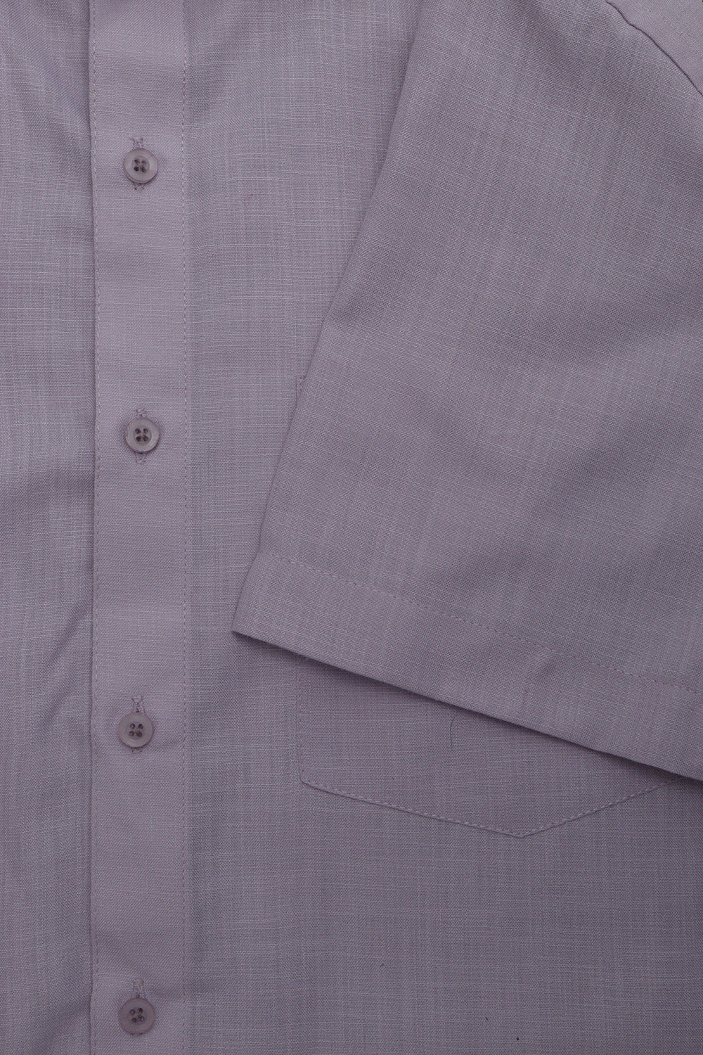 Stylish Purple Plain Linen Cotton Half Sleeve Shirt - Luxurion World