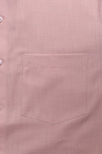 Soft Pink Plain Linen Cotton Full Sleeve Shirt - Luxurion World