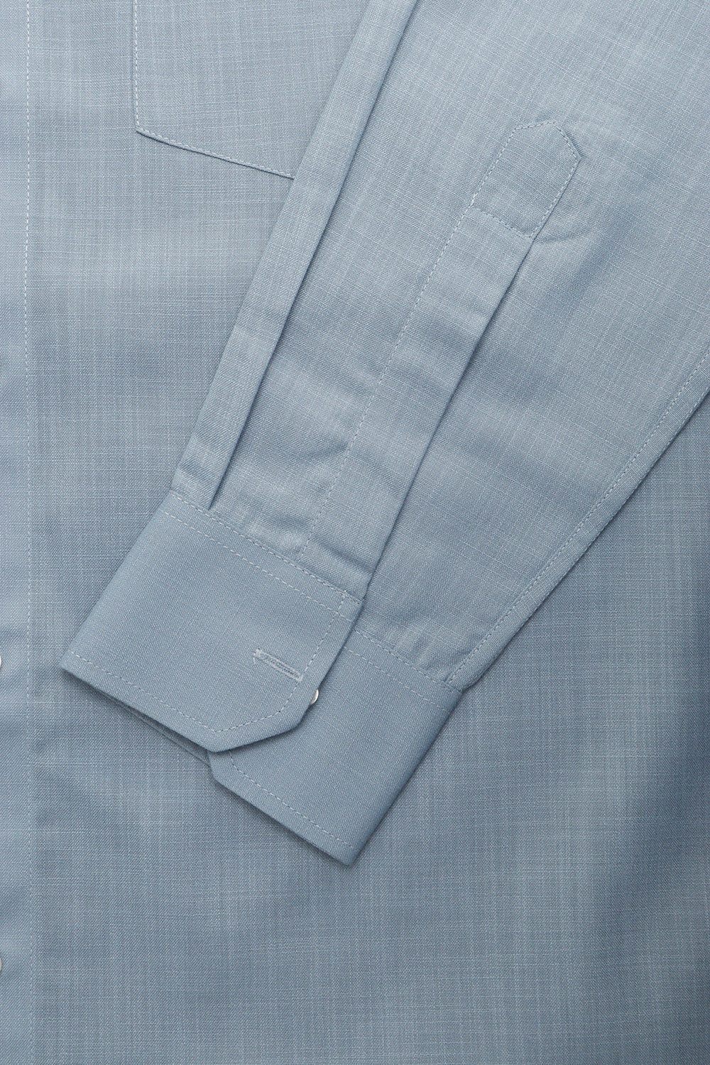 Classic Blue Plain Linen Cotton Full Sleeve Shirt - Luxurion World