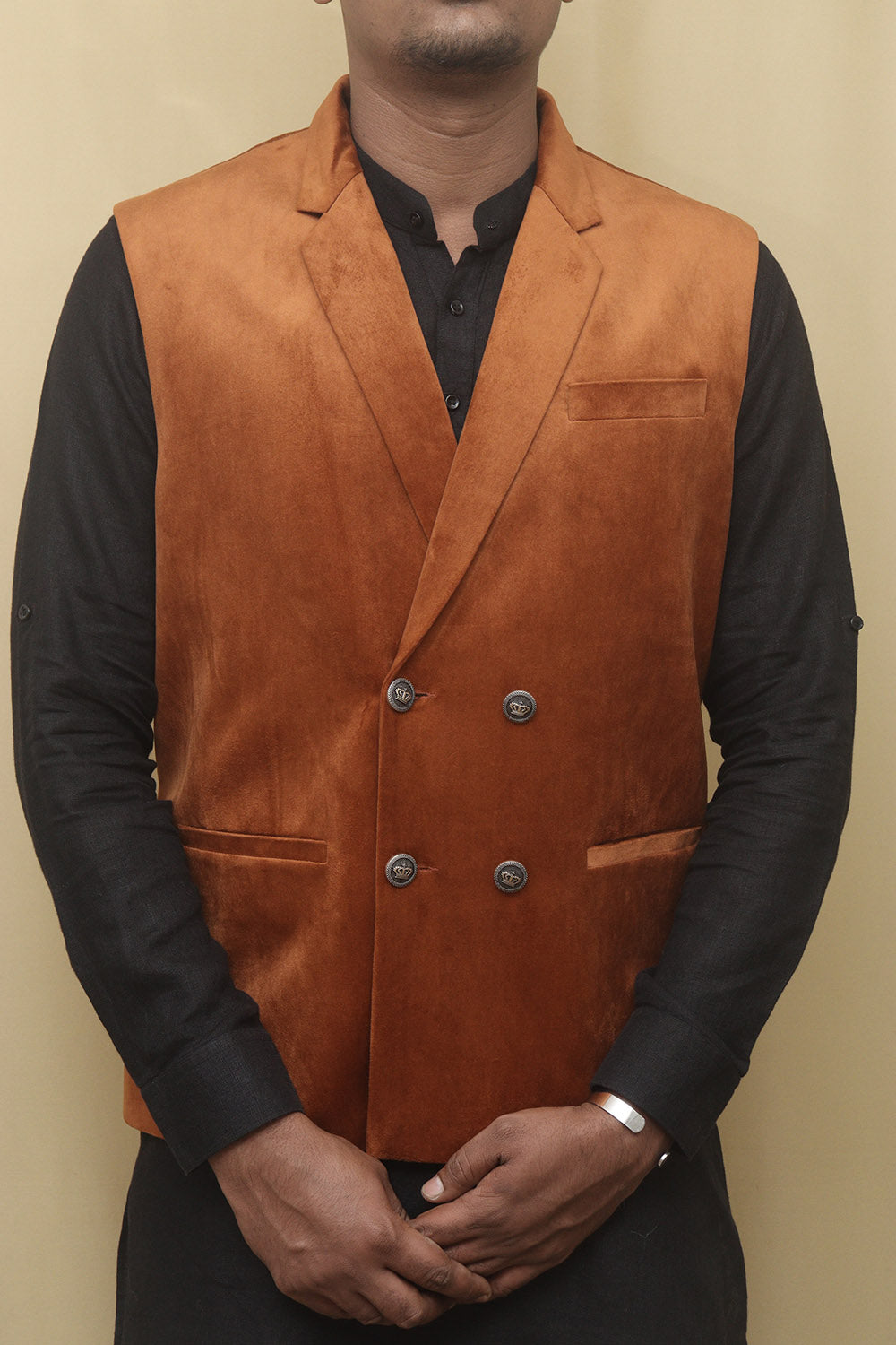 Brown Velvet Waist Coat