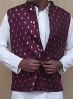 Elegant Maroon Banarasi Silk Jacket: A Timeless Fashion Statement - Luxurion World