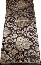 Maroon Banarasi Handloom Katan Silk Fabric