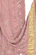 Maroon Bandhani Modal Silk Dupatta