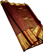 Maroon Pure Kanjeevaram Silk Saree Bridal