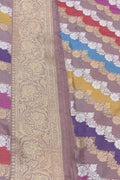 Multicolor Banarasi Handloom Pure Katan Silk Rangkat Saree