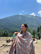 Multicolor Kashmiri Pashmina Shawl—Vintage Buta Needle Work, Festive & Ethnic Wear