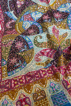 Multicolor Kashmiri Pashmina Stole—Vintage Buta Needle Work, Festive & Ethnic Wear