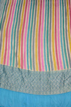 Multicolor Pure Georgette Banarasi Brush Dye Dupatta PD1B1AL426090409