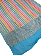 Multicolor Pure Georgette Banarasi Brush Dye Dupatta PD1B1AL426090409