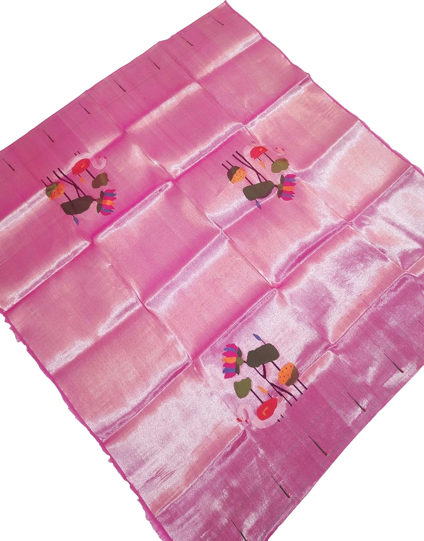 Beautiful Pink Paithani Brocade Blouse Piece - Luxurion World