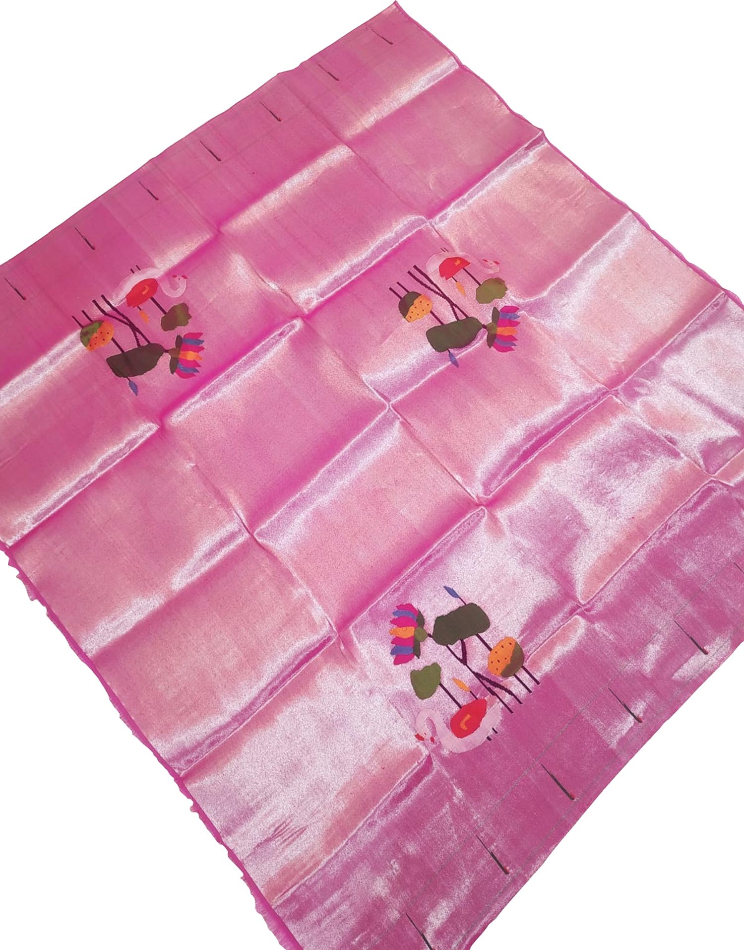 Beautiful Pink Paithani Brocade Blouse Piece - Luxurion World