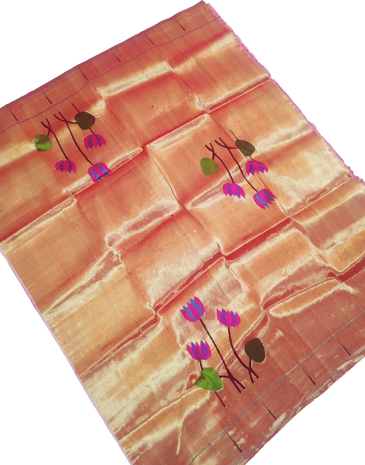 Golden Paithani Brocade Blouse Piece - Luxurion World