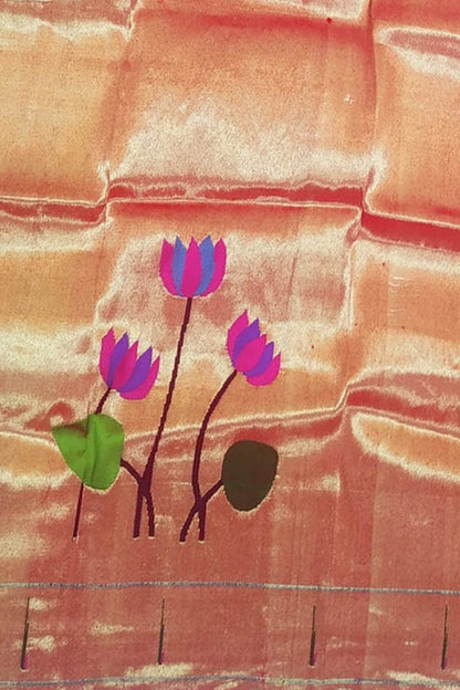 Golden Paithani Brocade Blouse Piece - Luxurion World