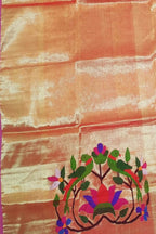 Golden Paithani Brocade Blouse: Exquisite Elegance - Luxurion World