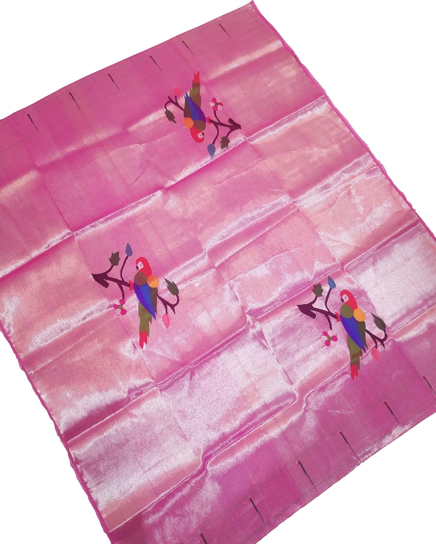 Elegant Pink Paithani Brocade Blouse Piece - Luxurion World