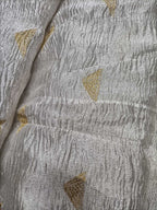 Dyeable Handloom Banarasi Pure Tissue Silk Dupatta - Luxurion World- Crafted Heirlooms