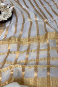 Stunning Dyeable Banarasi Chiffon Dupatta - Handloom Beauty - Luxurion World