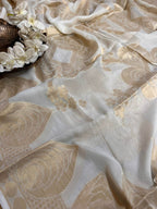 Stunning Dyeable Banarasi Chiffon Dupatta - Handloom Beauty - Luxurion World